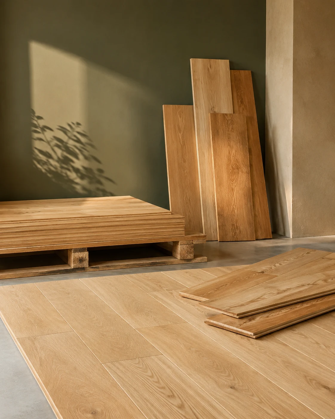 Piso de madera como ejemplo de producto de un proveedor
