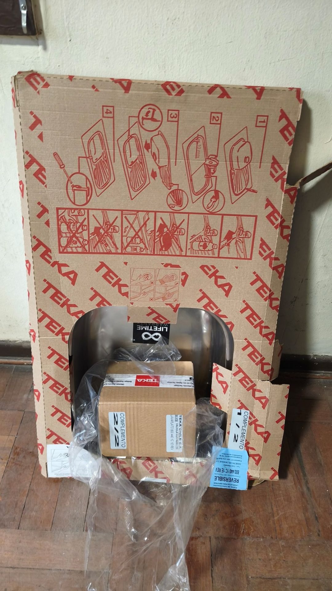 Lavaplatos TEKA 80x44 Completo Nuevo · foto 1 de 3